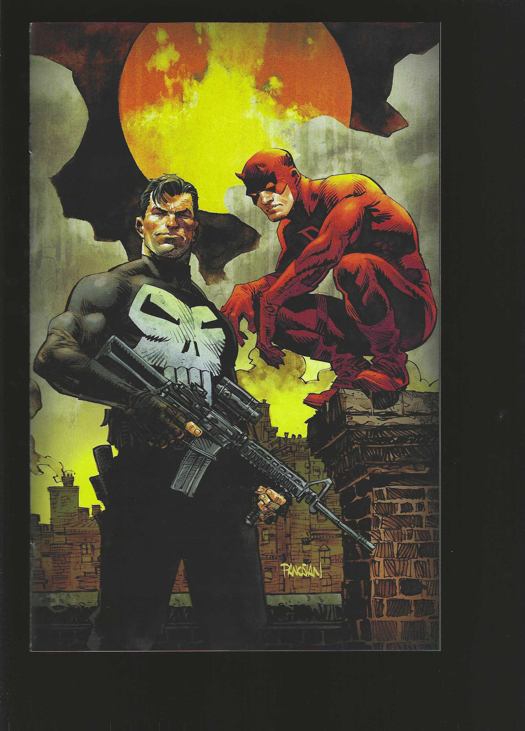 Daredevil/Punisher: The Devil's Trigger #1 2nd Printing 1:25 Dan Panosian Virgin Variant