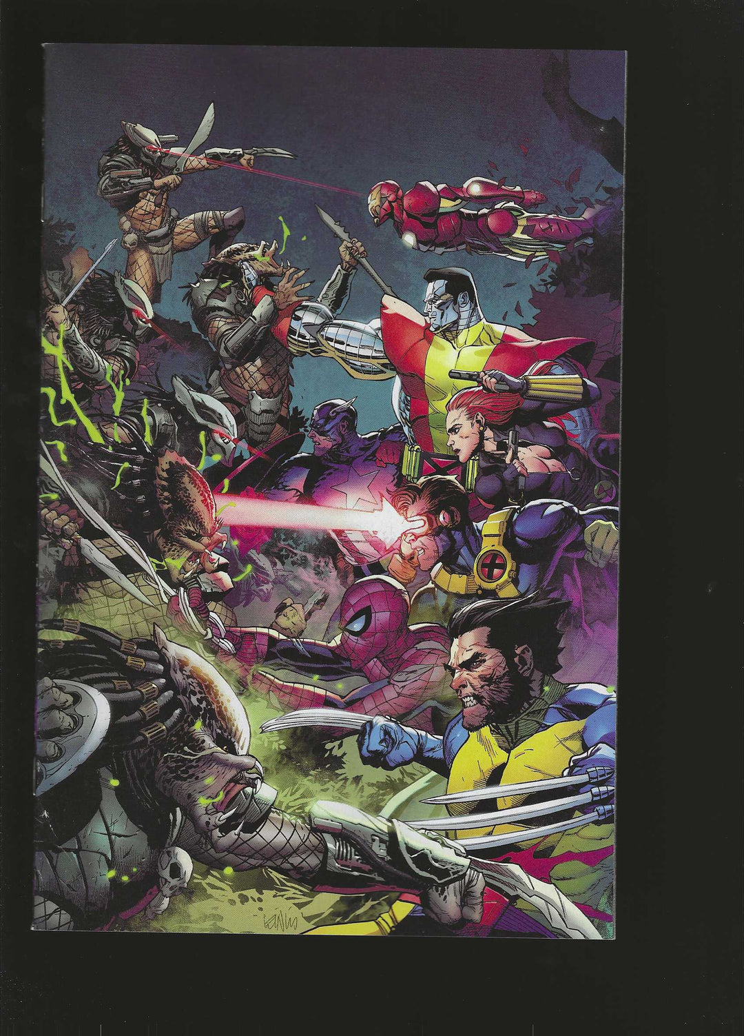 Predator Kills The Marvel Universe #2 Variant (1:100) Leinil Yu Full Art Virgin Edition