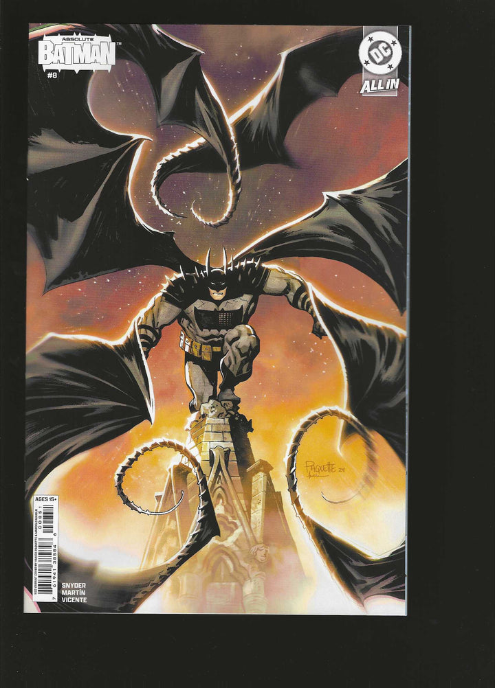 Absolute Batman #8 Cover E (1:50) Yanick Paquette Card Stock Variant