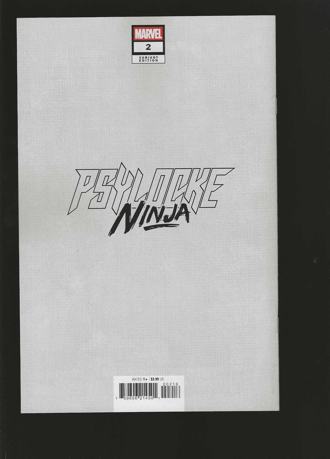 Psylocke Ninja #2 Variant (1:50) Joshua Swaby Full Art Virgin Edition