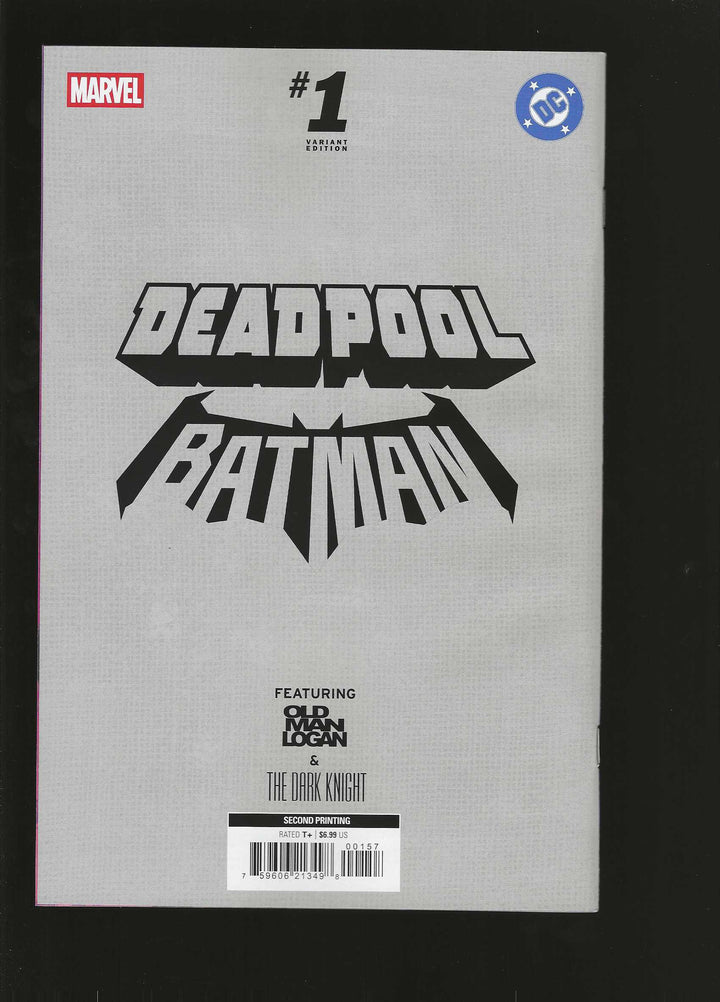 Marvel/DC: Deadpool/Batman #1 Variant (2nd Printing) Frank Miller Virgin (1:50) Variant