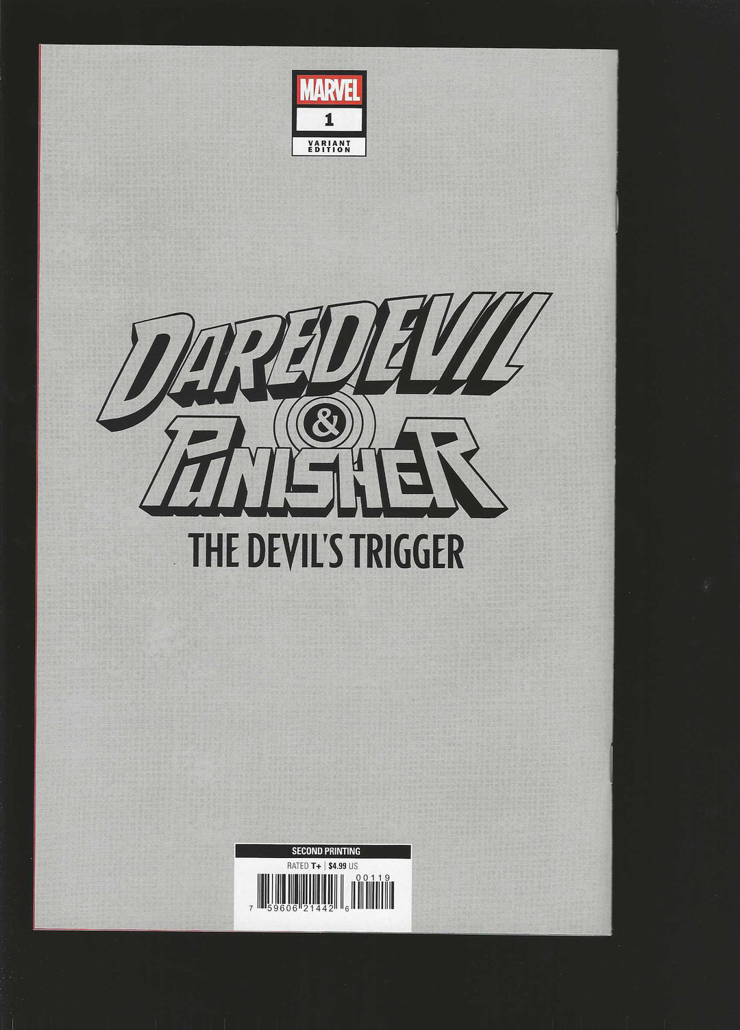 Daredevil/Punisher: The Devil's Trigger #1 2nd Printing 1:25 Dan Panosian Virgin Variant