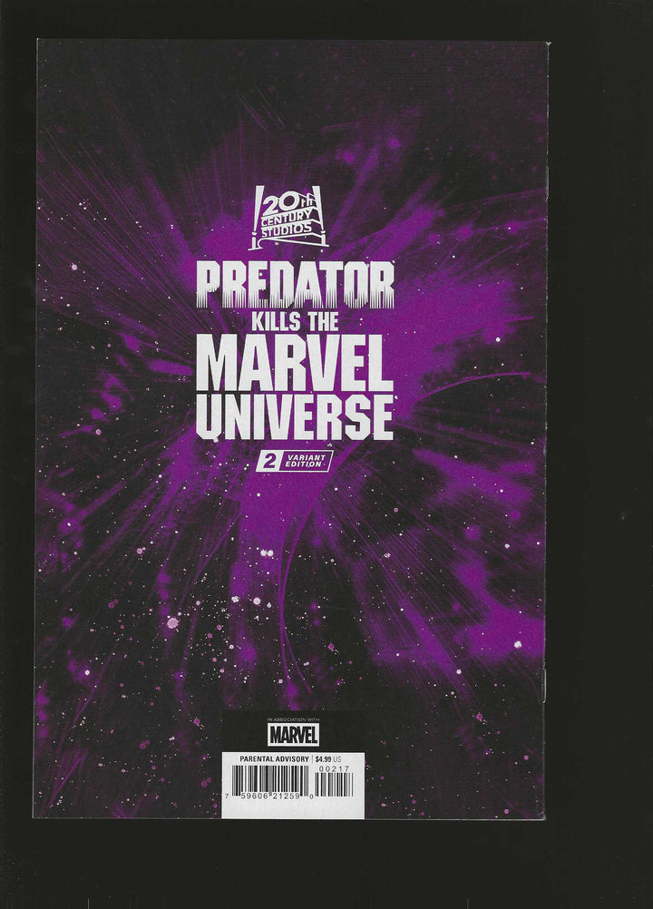 Predator Kills The Marvel Universe #2 Variant (1:100) Leinil Yu Full Art Virgin Edition