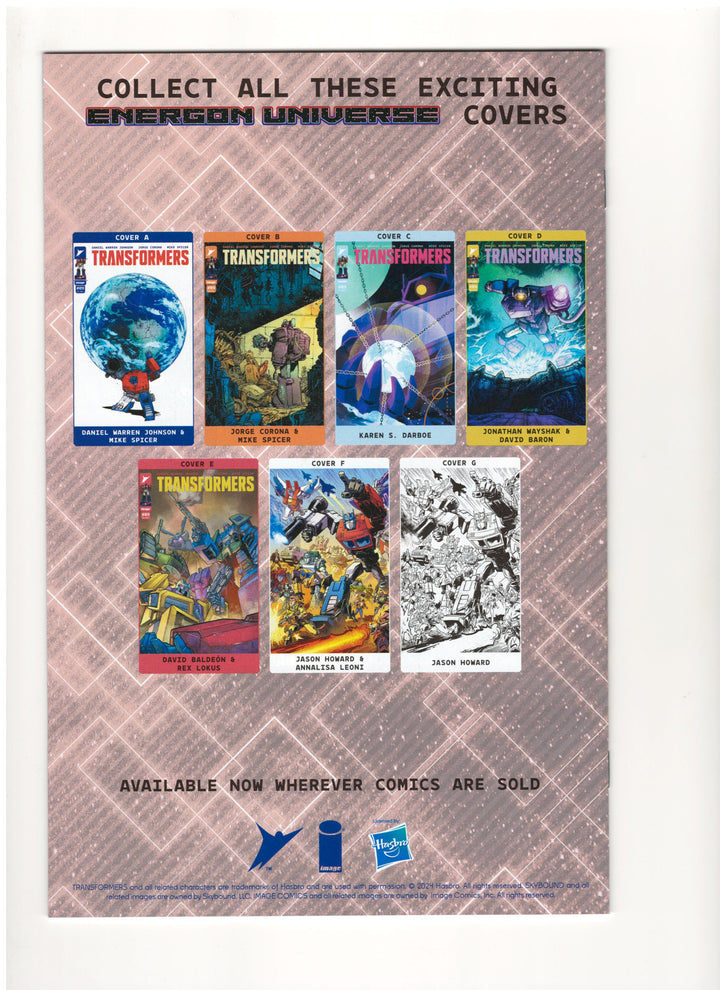 Transformers (2024) #9 Cover E (1:50) David Baldeon Spoiler Variant