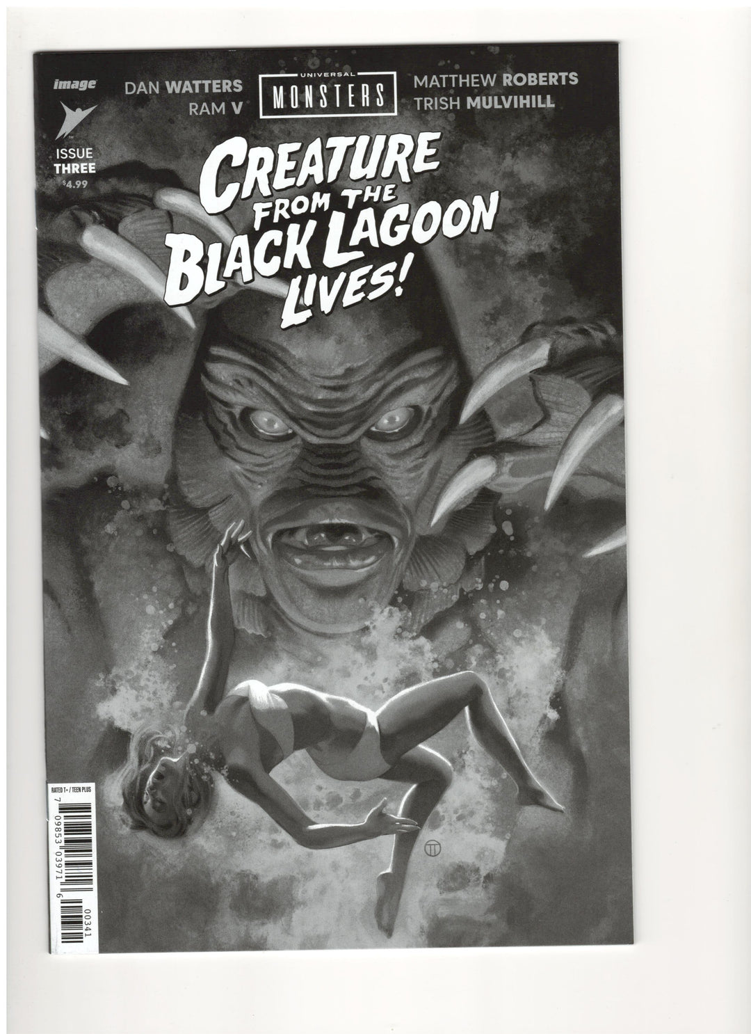 Universal Monsters Creature From The Black Lagoon Lives #3 (Of 4) Cover D (1:25) Julian Totino Tedesco Classic Horror Variant