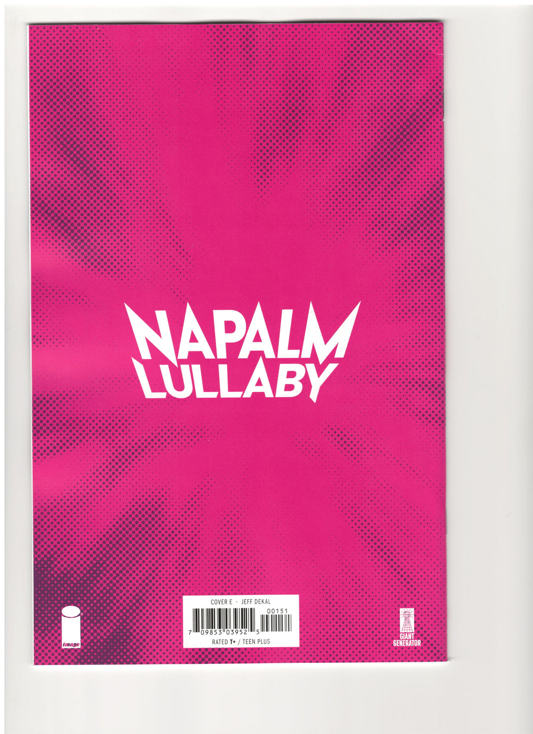 Napalm Lullaby #1 Cover E (1:20) Jeff Dekal Variant
