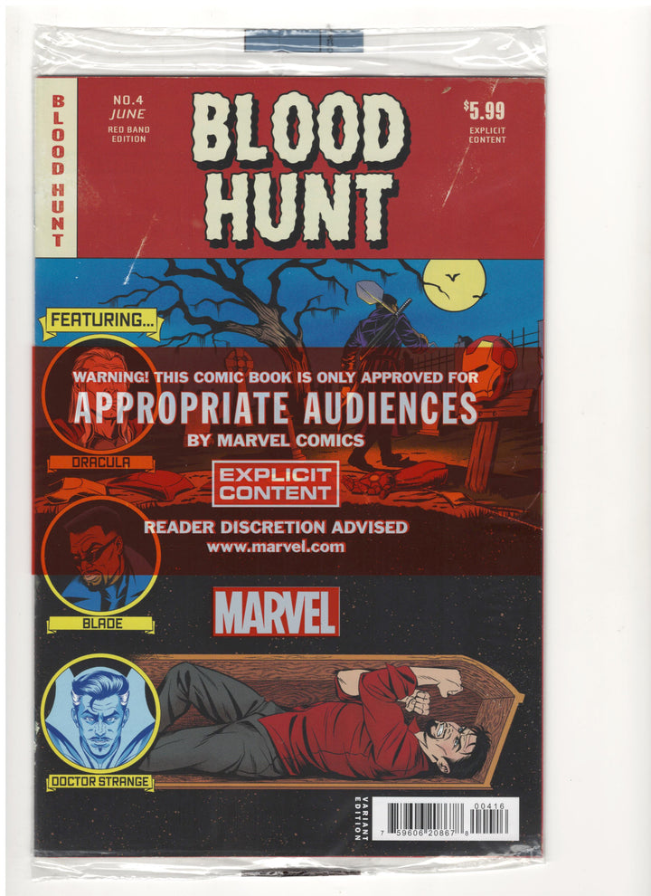 Blood Hunt #4 Red Band Variant (1:25) Betsy Cola Bloody Homage Edition [Blood Hunt]