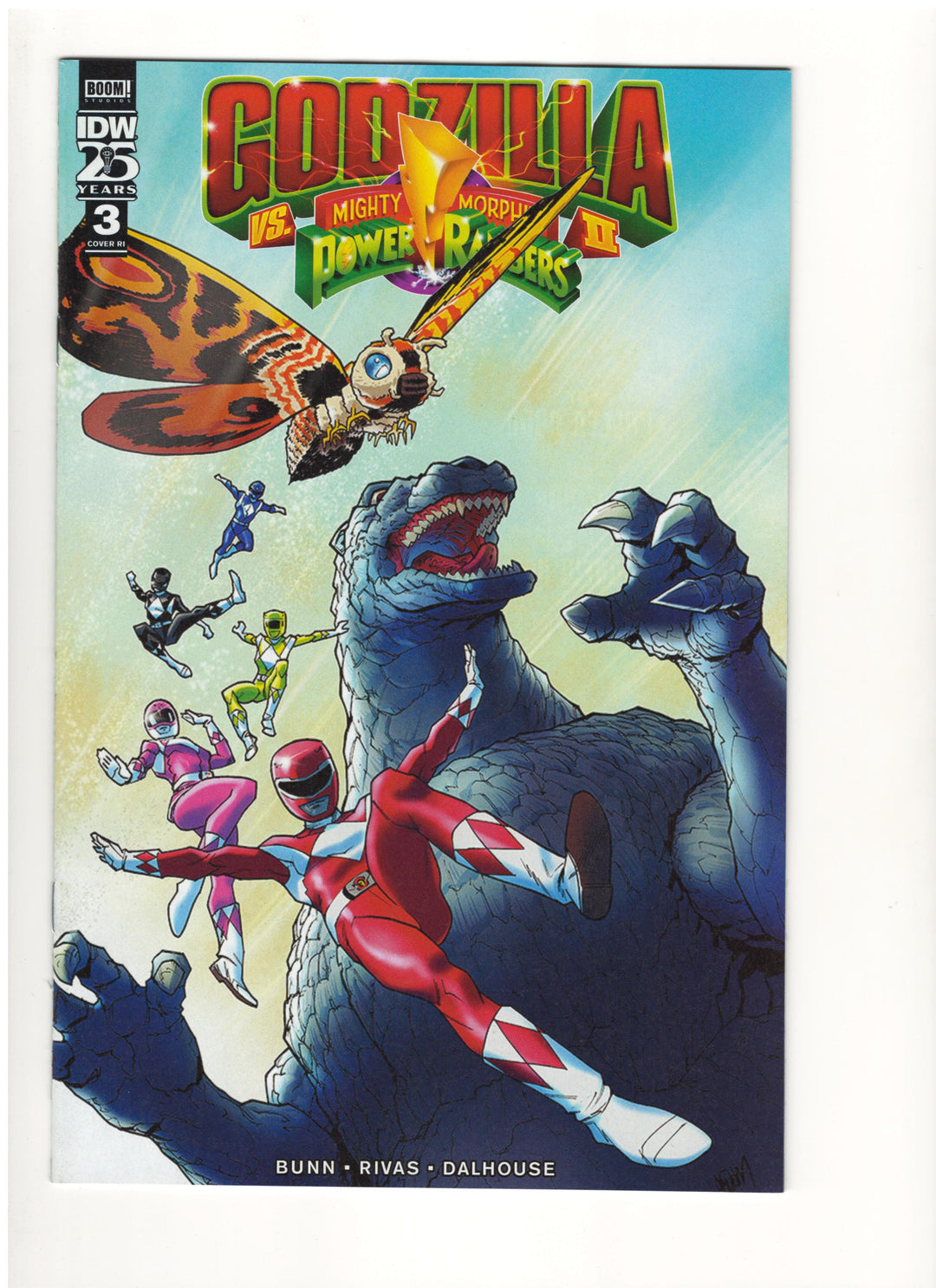 Godzilla vs The Mighty Morphin Power Rangers II #3 (1:10) Gorham Variant