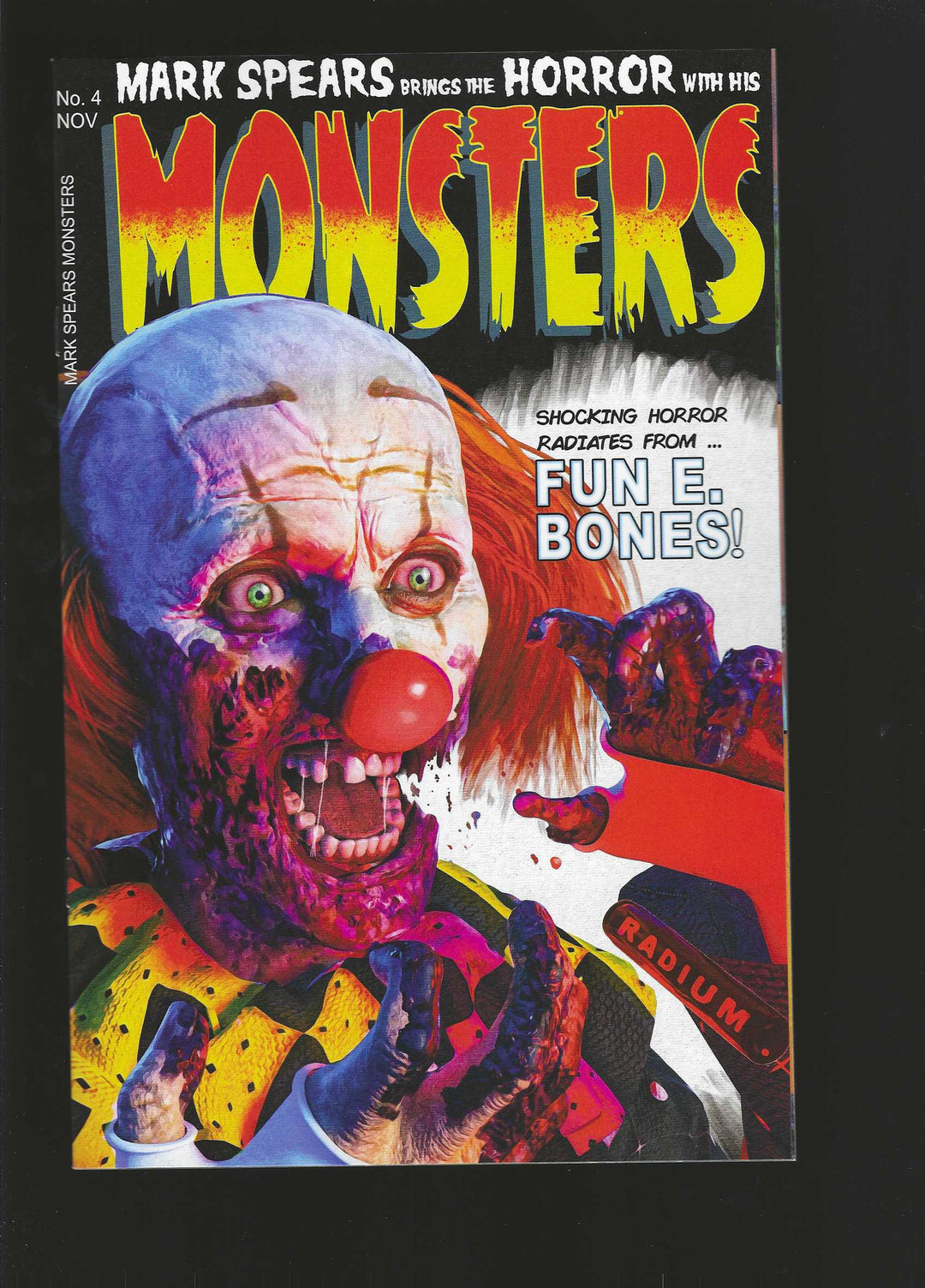 Mark Spears Monsters #4 Variant (2nd Print) Cover C (1:25) Mark Spears Black Cat #50 Homage Clown Edition