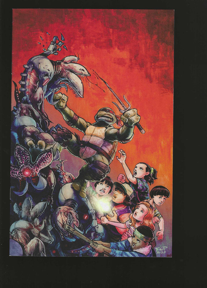 Teenage Mutant Ninja Turtles X Stranger Things #3 Variant E (1:25) Fero Pe Virgin Edition