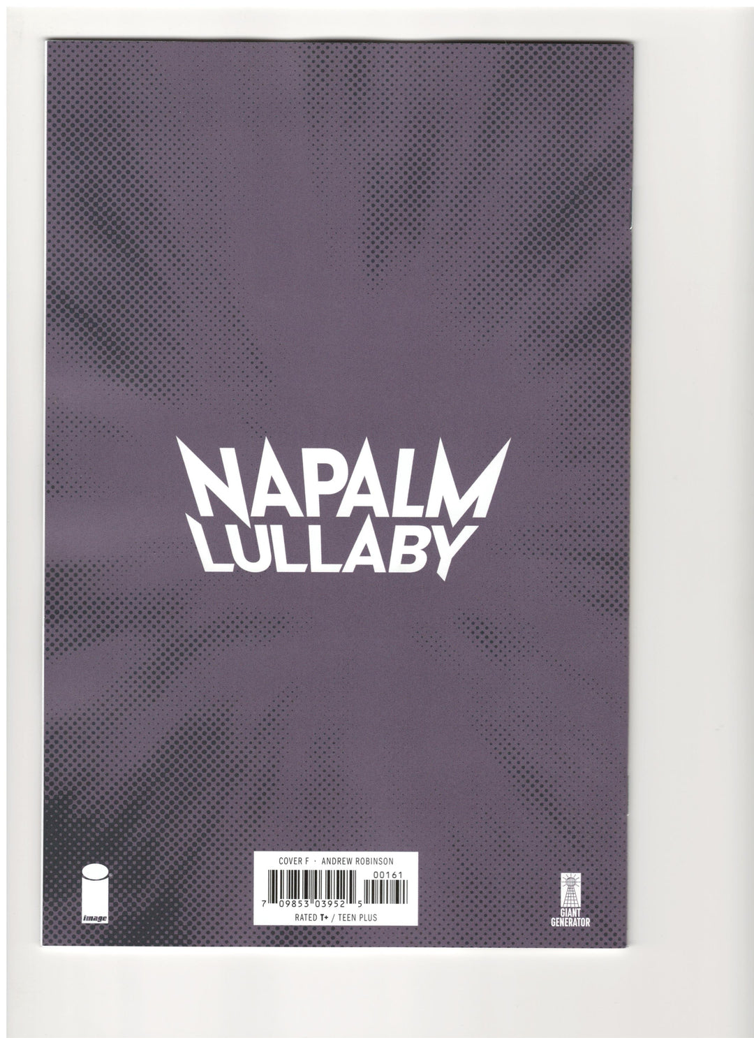 Napalm Lullaby #1 Cover F (1:30) Andrew Robinson Variant