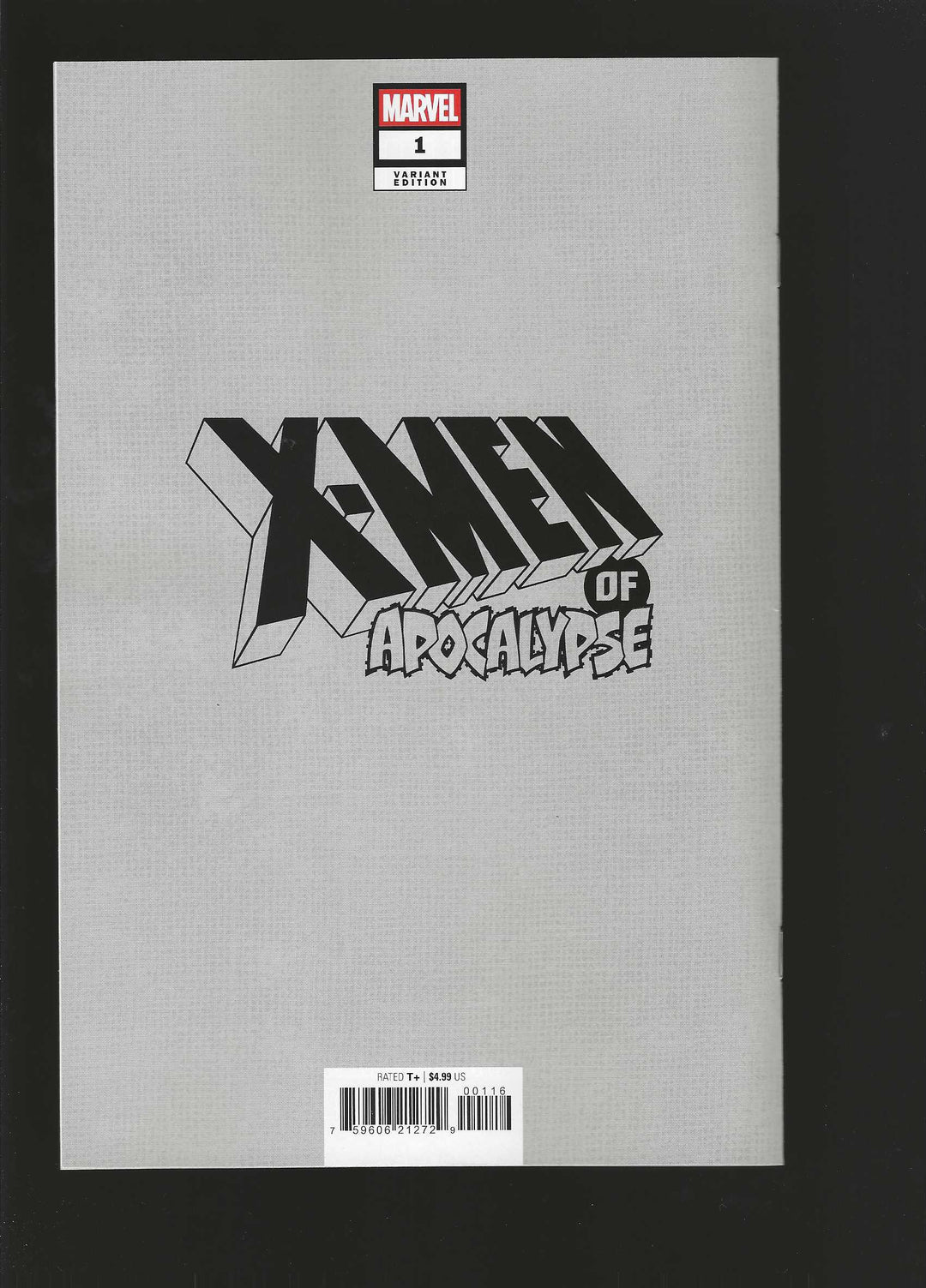 X-Men Of Apocalypse #1 Variant (1:100) Artgerm Full Art Virgin Edition