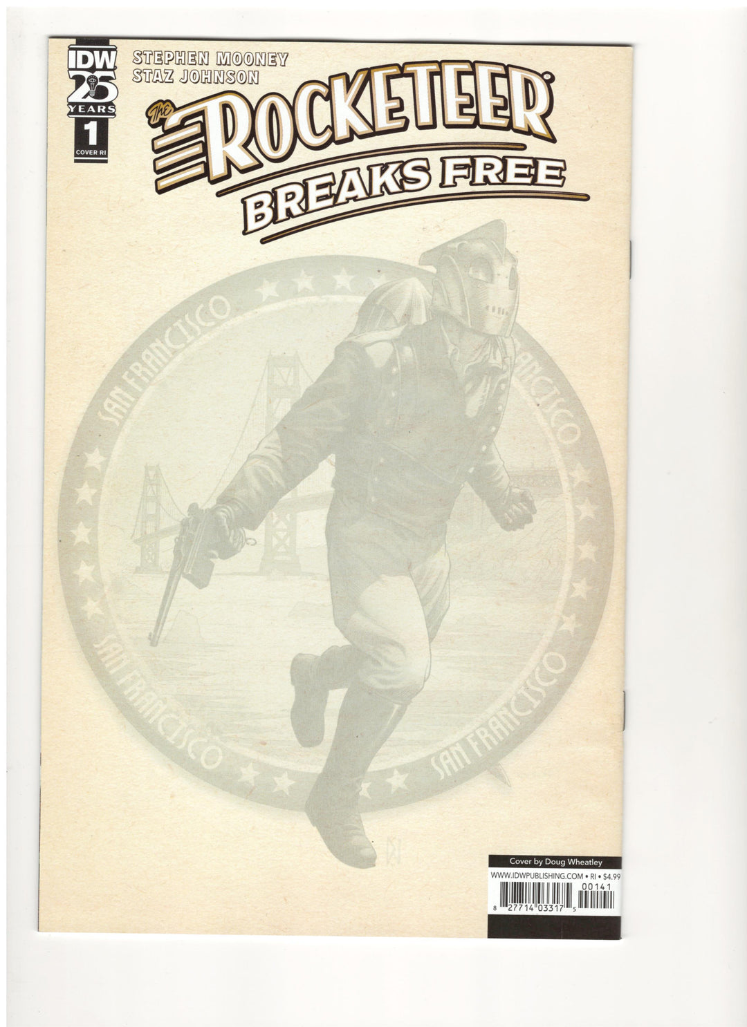 The Rocketeer Breaks Free #1 Variant (1:10) Wheatley Virgin Edition