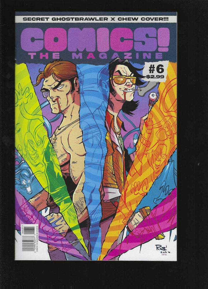 Comics The Magazine #6 Ghostbrawler x Chew Secret Variant - One Per Store