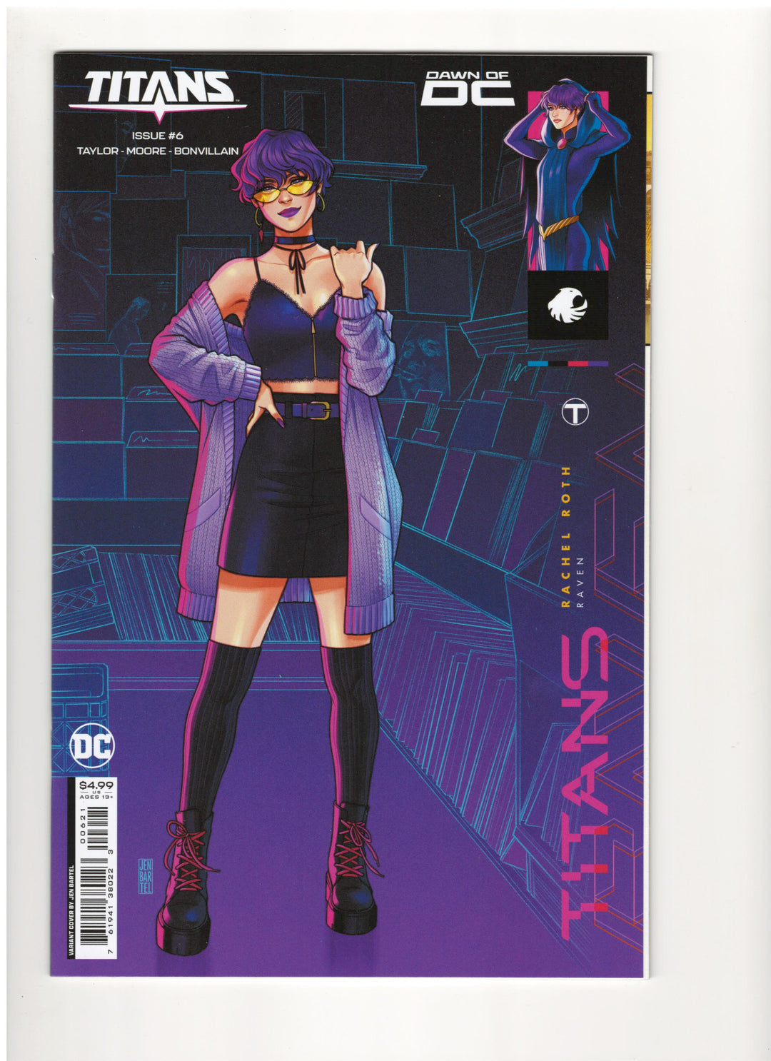 Lot of 7 Titans (2023) DC Comics #1-#7 All Jen Bartel Variant Covers Complete Set