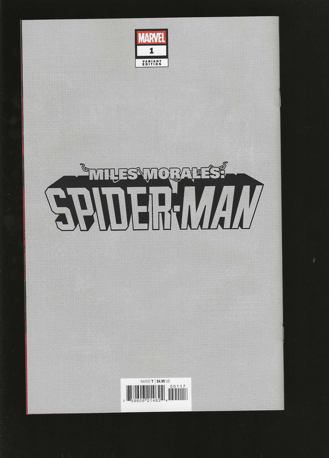 Miles Morales Spider-Man (2026) #1 Variant (1:100) Pablo Villalobos Full Art Virgin Edition