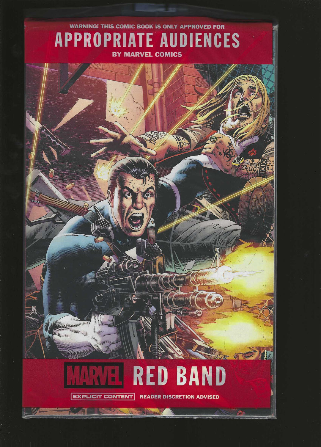 Punisher Red Band #2 [Polybagged] Variant (2nd Printing) Paulo Siqueira (1:25) Virgin Edition