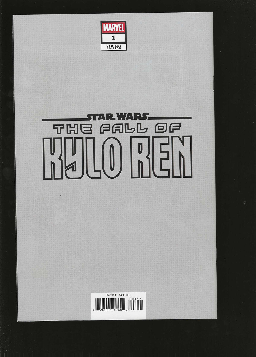 Star Wars The Fall Of Kylo Ren #1 Variant (1:50) Phil Noto Full Art Virgin Edition