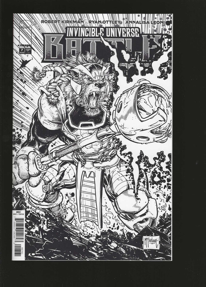Invincible Universe Battle Beast #7 Cover F (1:75) Todd McFarlane Inks Variant