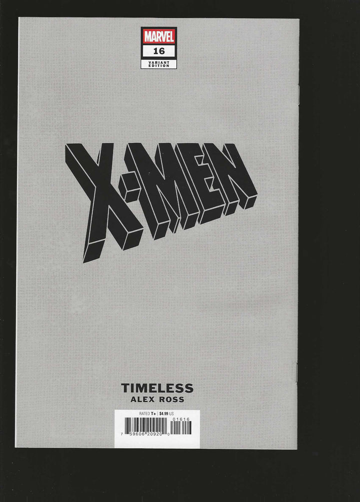 X-Men #16 1:100 Alex Ross Timeless Full Art Virgin Sketch Variant