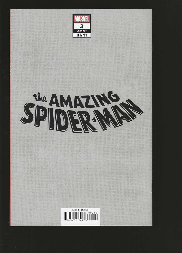 Amazing Spider-Man #3 1:100 Rose Besch Full Art Virgin Variant
