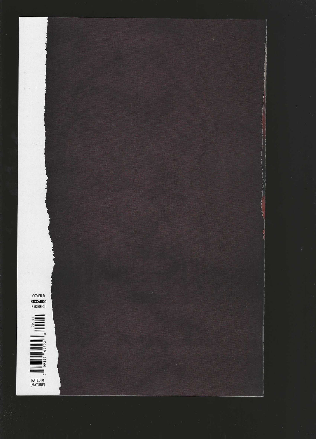 I Tyrant #1 Cover D (1:10) Riccardo Federici Variant (Mature)