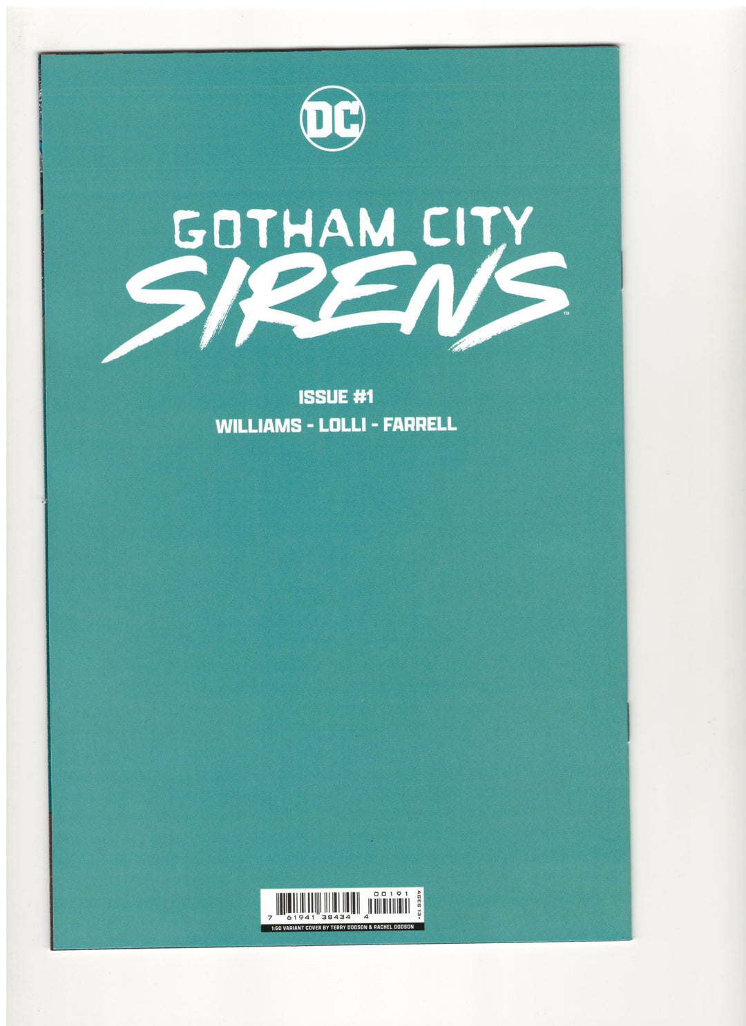 Gotham City Sirens (2024) #1 (Of 4) Cover I (1:50) Terry Dodson Virgin Card Stock Variant