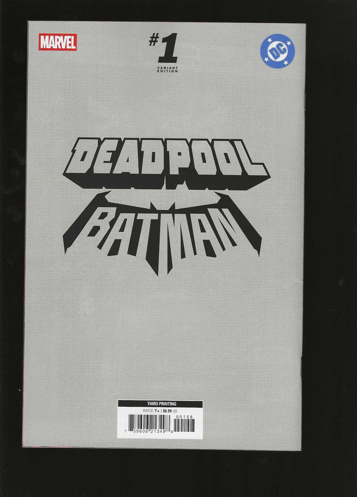 Marvel/DC: Deadpool/Batman #1 Variant (3rd Printing) Russell Dauterman (1:25) Homage Virgin Edition
