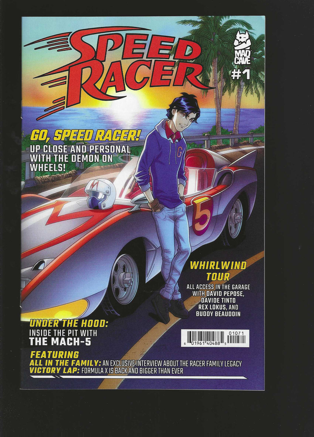 Speed Racer (2025) #1 Cover G (1:10) Chris Batista Car Magazine Homage Variant
