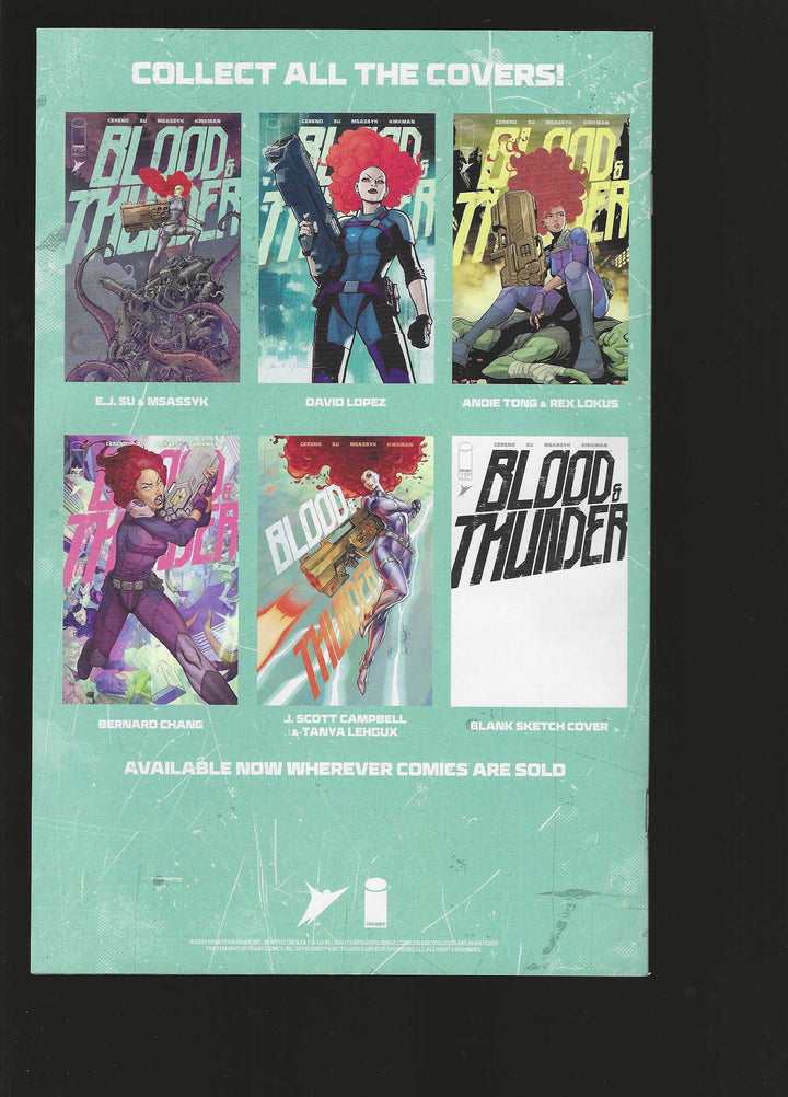 Blood & Thunder #1 Cover D 1:25 Bernard Chang Variant (Mature)