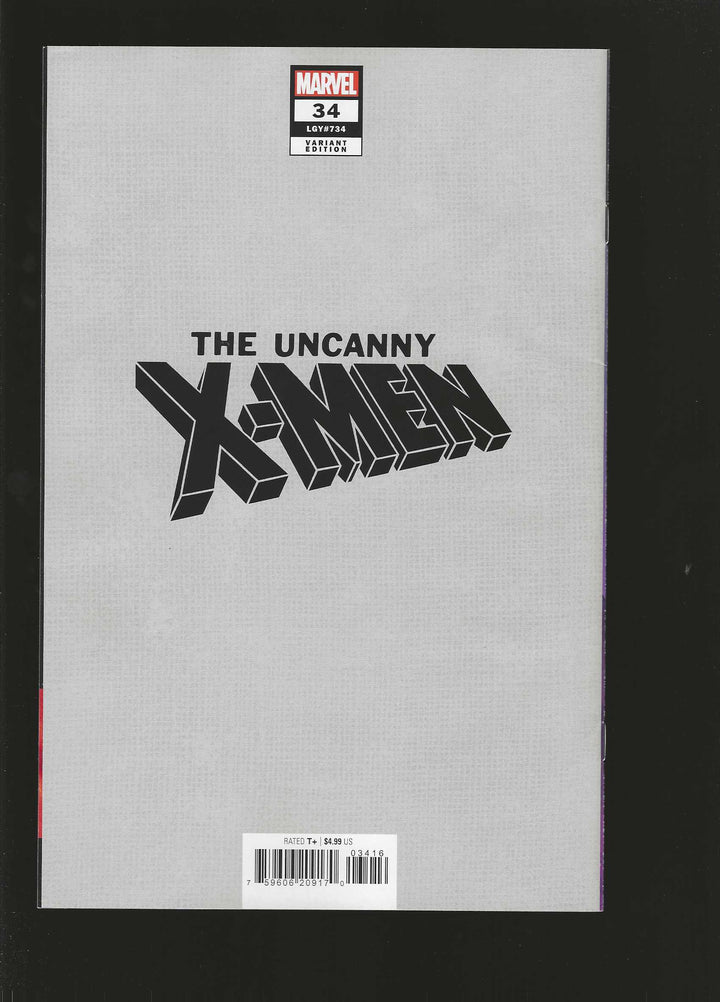Uncanny X-Men (2024) #34 Variant (1:50) Carlos Gomez Rogue Full Art Virgin Edition