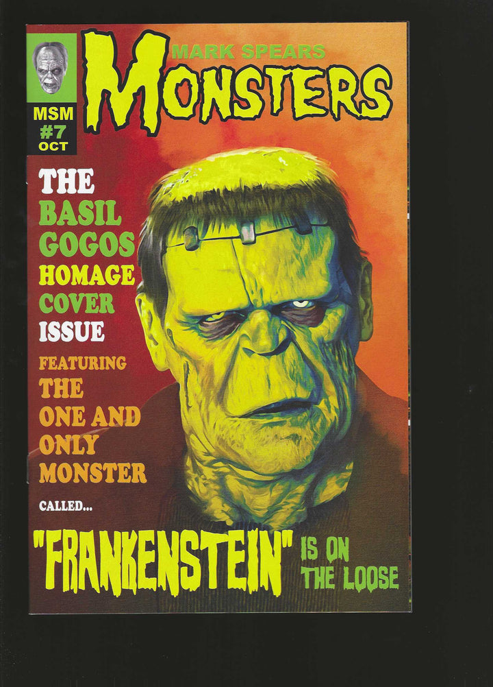 Mark Spears Monsters #7 Cover D (1:25) Mark Spears Famous Monsters Of Filmland Homage Variant (Free)
