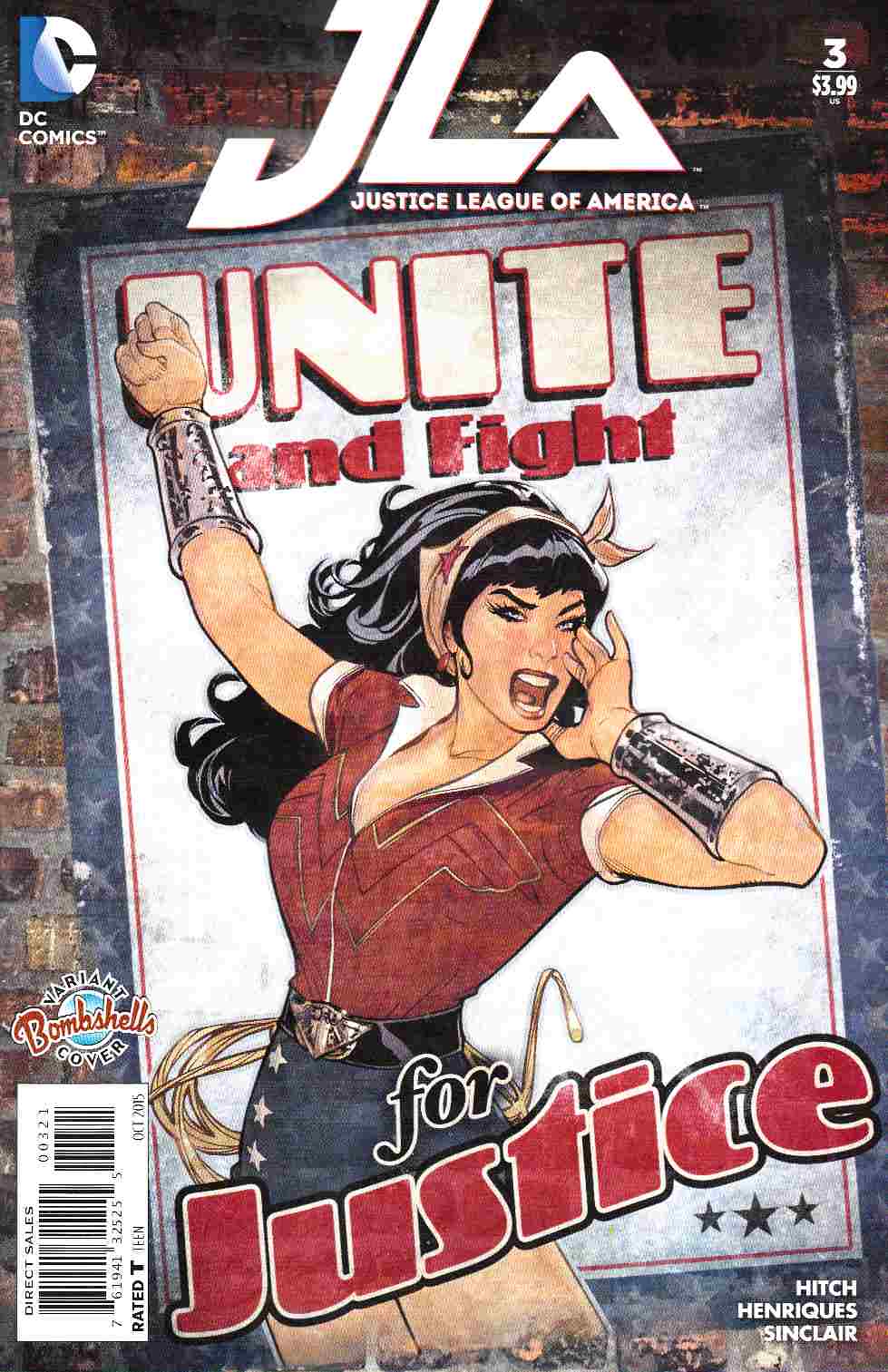 Justice League Of America (2015) #3 Bombshells Variant Edition <BINS>