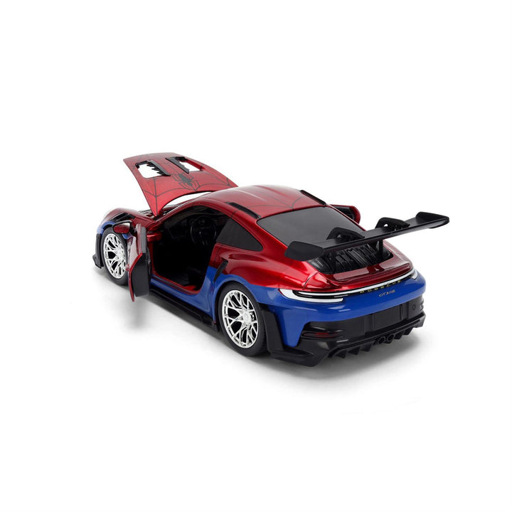 Marvel: Hollywood Rides - Porsche 911 GT3 RS (with Spider-Man Figure)