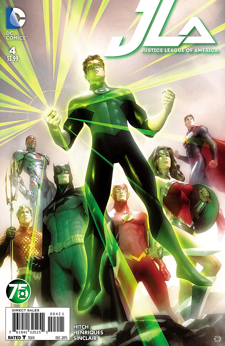 Justice League Of America (2015) #4 Green Lantern 75 Variant Edition <BINS>