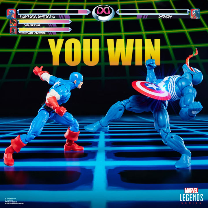 Marvel Legends: 6in Action Figure 2pk - Captain America Vs Venom