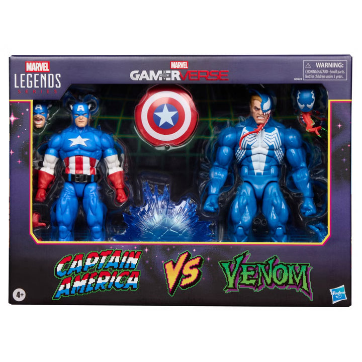 Marvel Legends: 6in Action Figure 2pk - Captain America Vs Venom