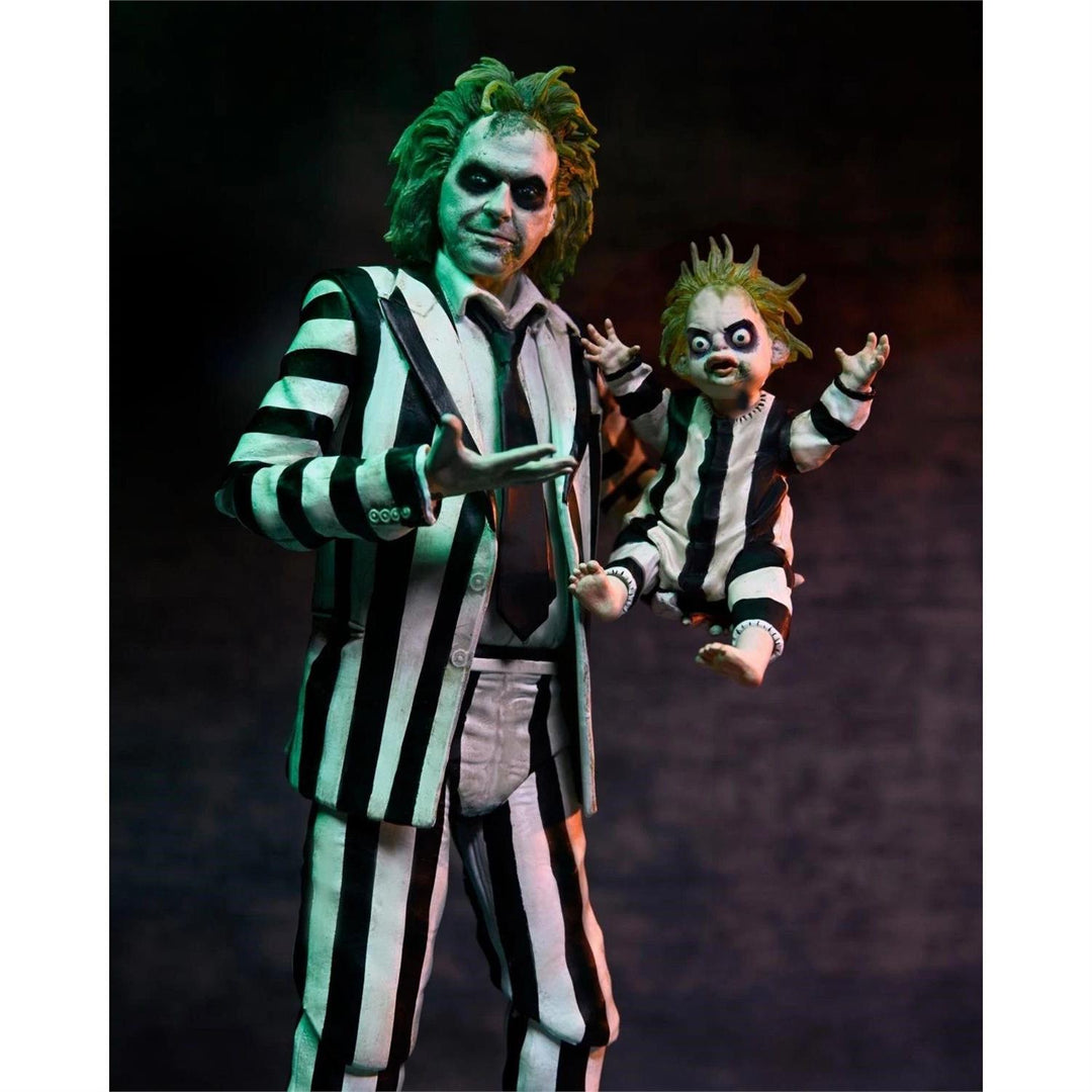 BEETLEJUICE BEETLEJUICE: ULT STRIPED SUIT - BEETLEJUICE (7IN AF)