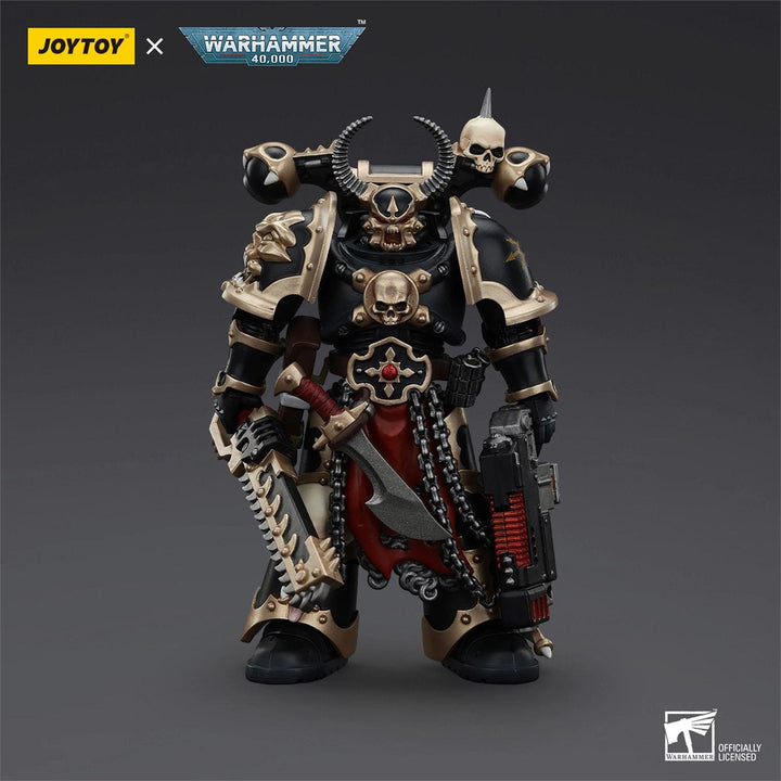 Warhammer 40k: Chaos Space Marines - Black Legion Chosen with Chainsword (Action Figure)