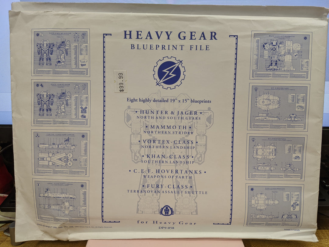 Heavy Gear Blueprint File (1999)