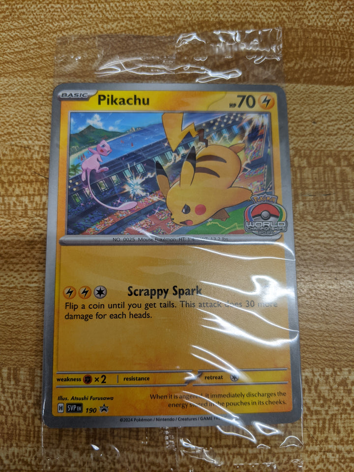 Pikachu: 2024 World Championships Promo (Sealed)