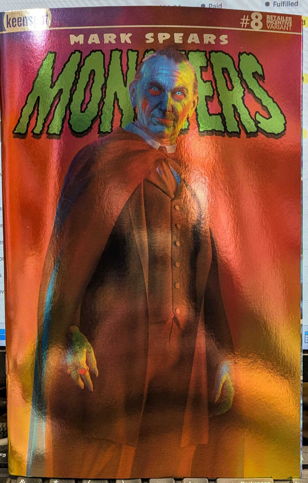 Mark Spears Monsters #8 Cover B (1:250) Mark Spears Holofoil Variant