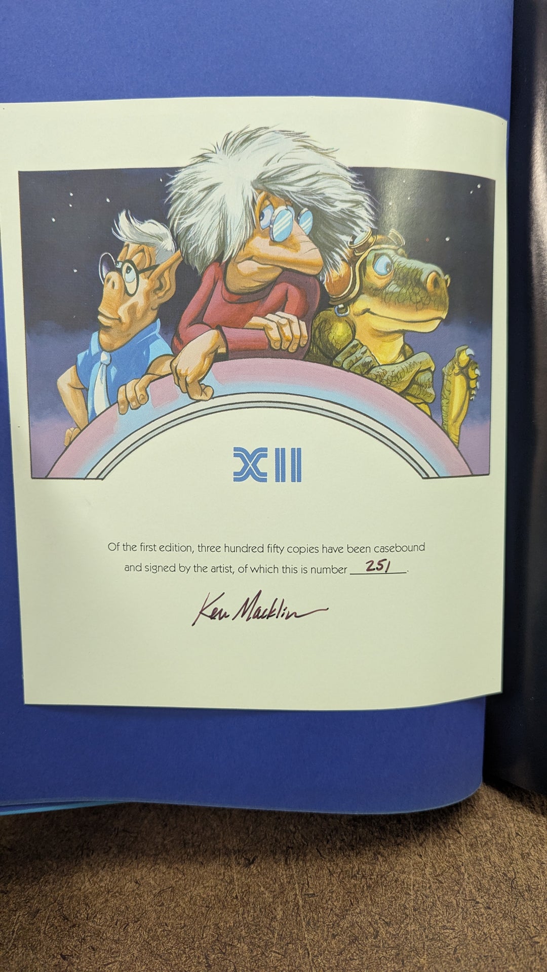 Dr. Watchstop: Adventures in Time and Space Hardcover SIGNED by Writer/Artist Ken Macklin <OXD-15>