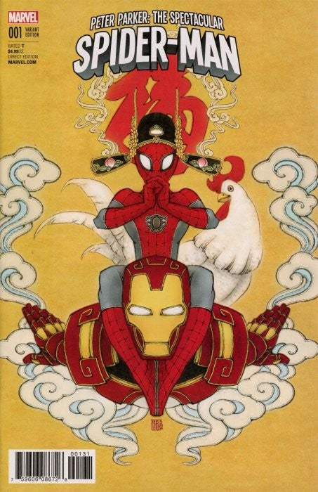 Peter Parker Spectacular Spider-Man (2017) #1 Wang Variant (1:10) VF <OFC>