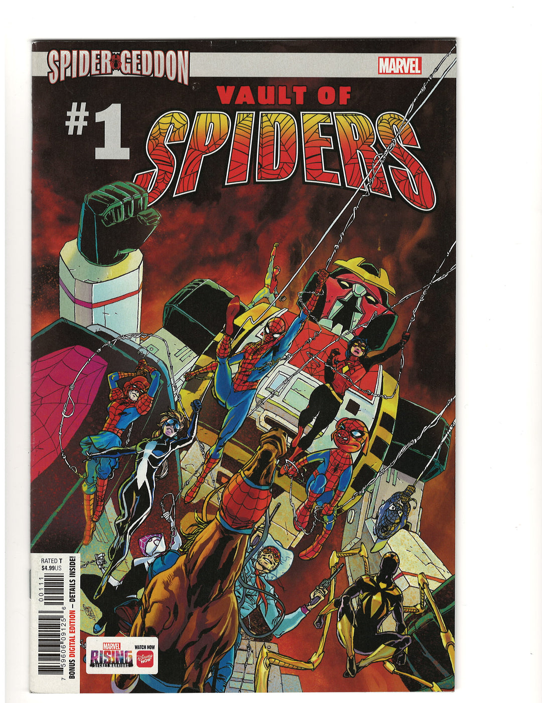 Vault Of Spiders #1 and #2 Complete Mini-Series - 1st App. of Spider-Byte, The Spider & Spider Cpt. Stacy <OXL-01>
