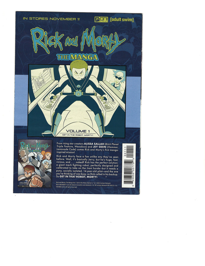 Rick and Morty: The Manga Ashcan Preview Edition