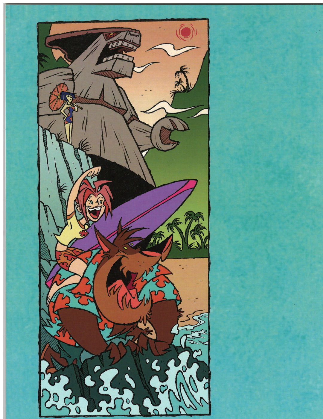 Girls of Monster Paradise Sketchbook #1 by Stephanie Gladden SIGNED by Artist and NUMBERED 135/750 OXV-01