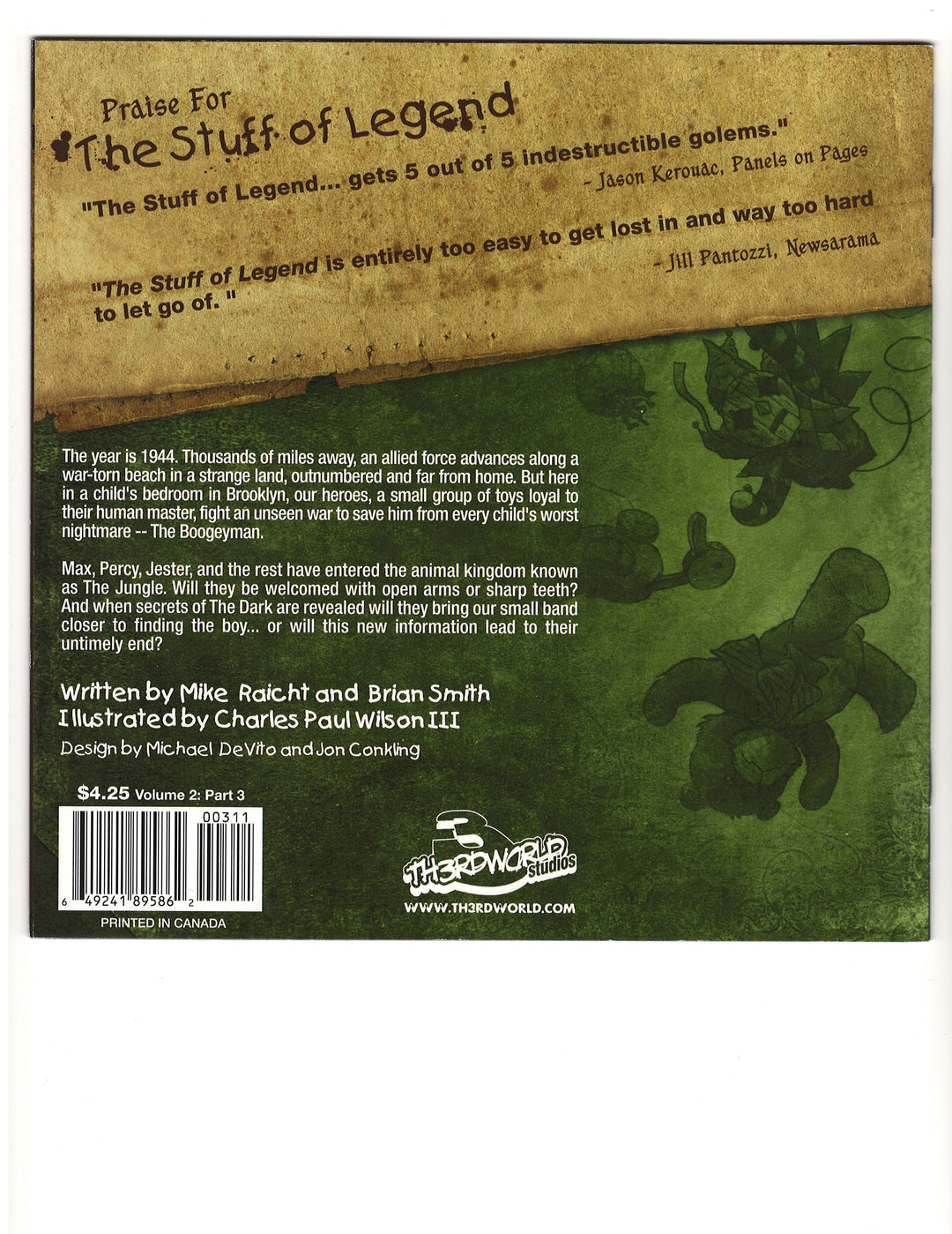 Stuff Of Legend The Jungle #3 (Of 4) OXV-01