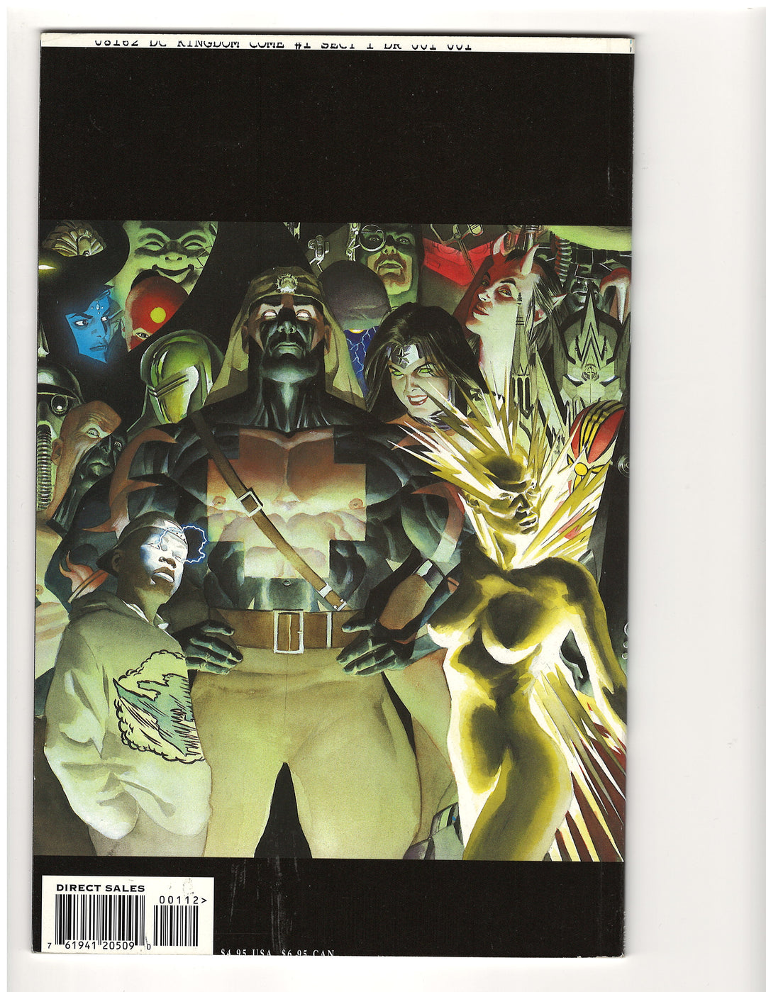 Kingdom Come #1 - 2nd Printing MISCUT OXV-03