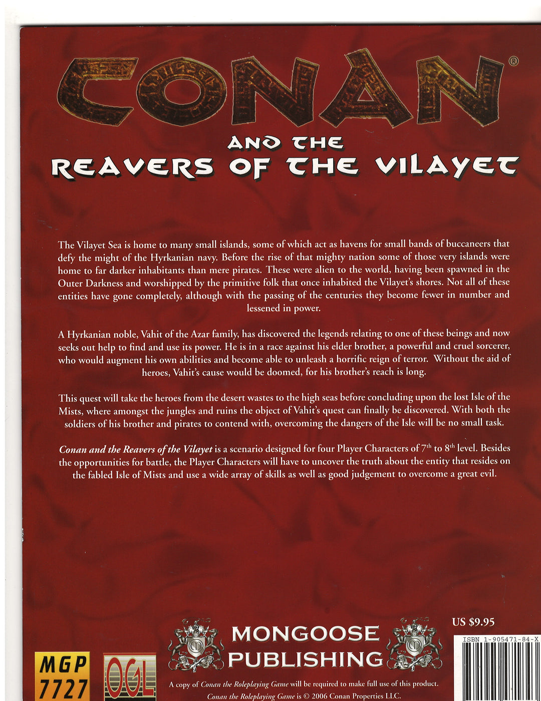 Conan and the Reavers of the Vilayet (2006)